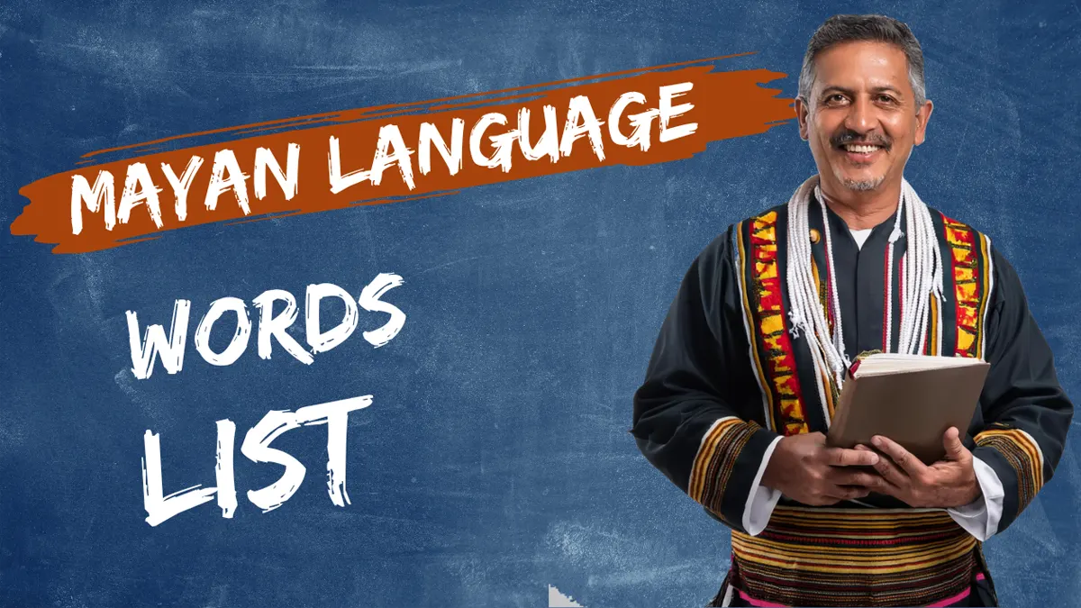 Mayan Language Words List